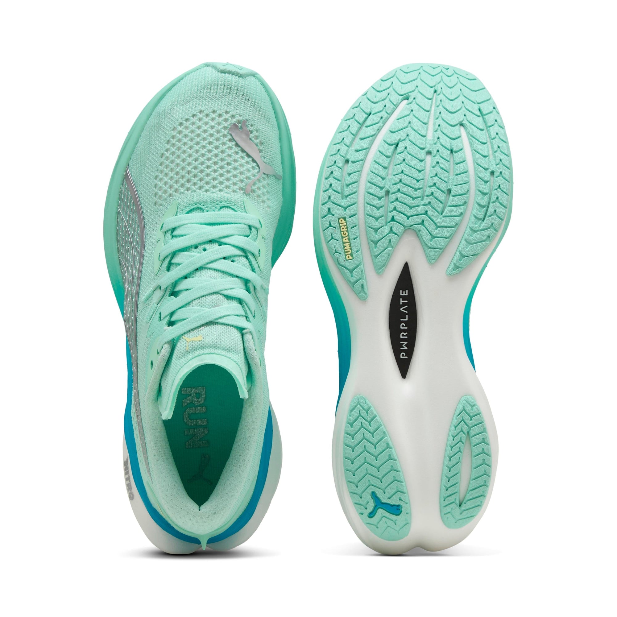 Puma Deviate NITRO 3 Mint Melt-Speed Blue Women