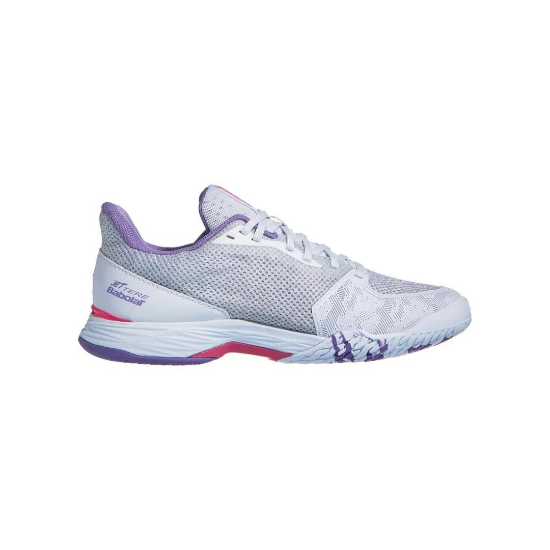 Babolat Jet Tere Ladies All Court Shoes - White/Lavender - Cover