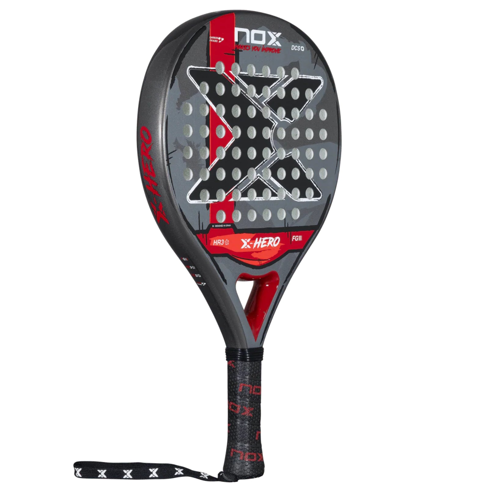 NOX X-Hero Red Padel Racket - Cover