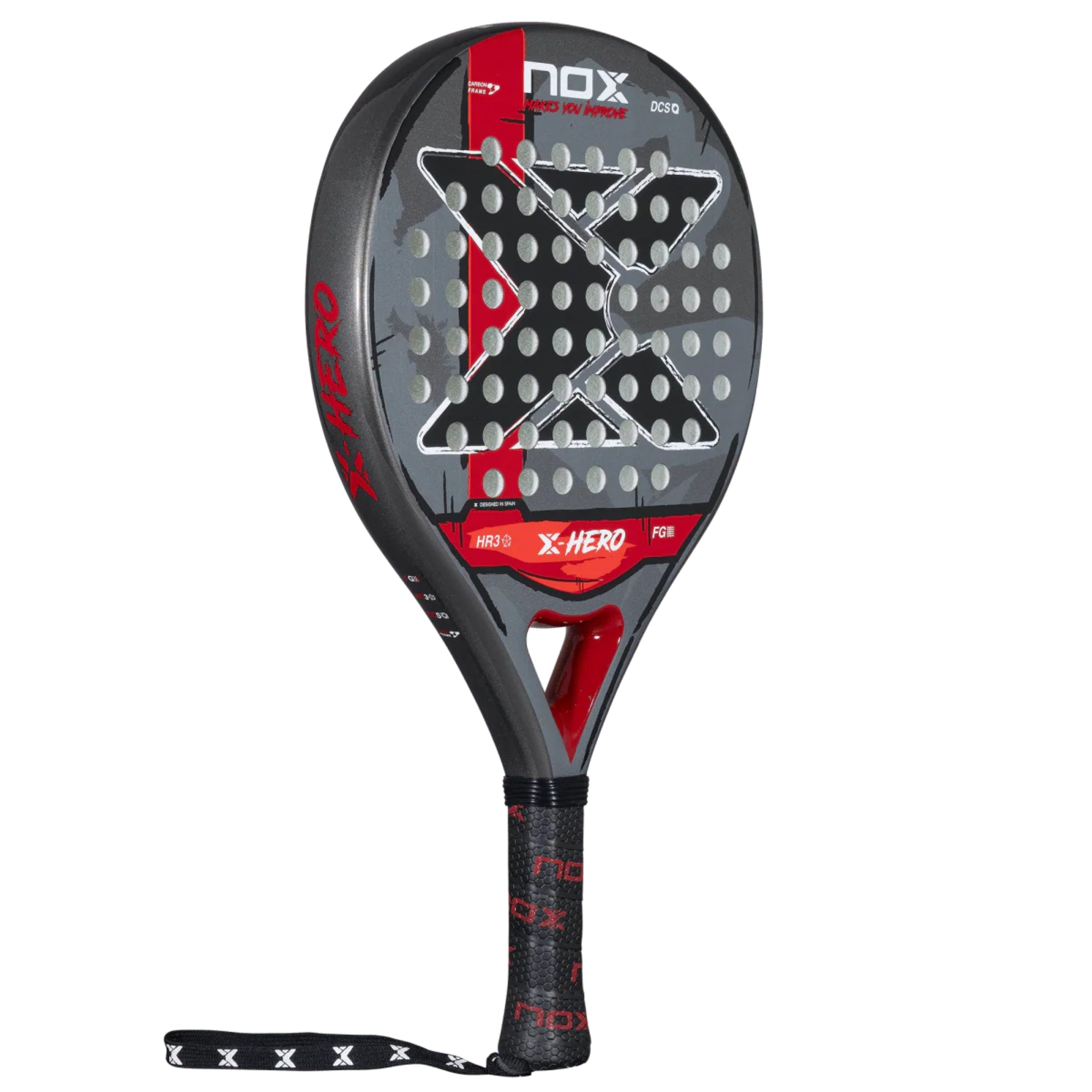 NOX X-Hero Red Padel Racket - Cover