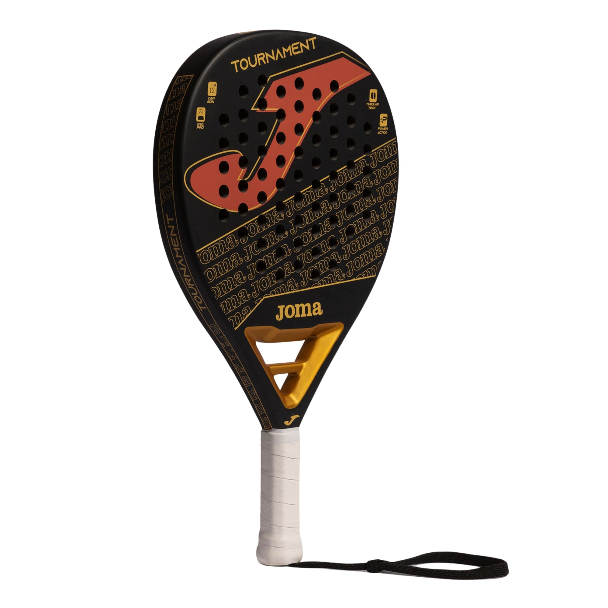 Joma Tournament Padel Racket - Black/Gold - Cover