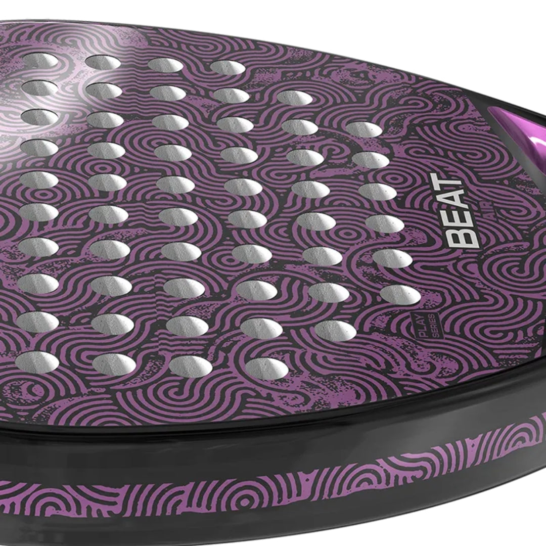 Siux Beat Hybrid Air Padel Racket - Purple - Left Face