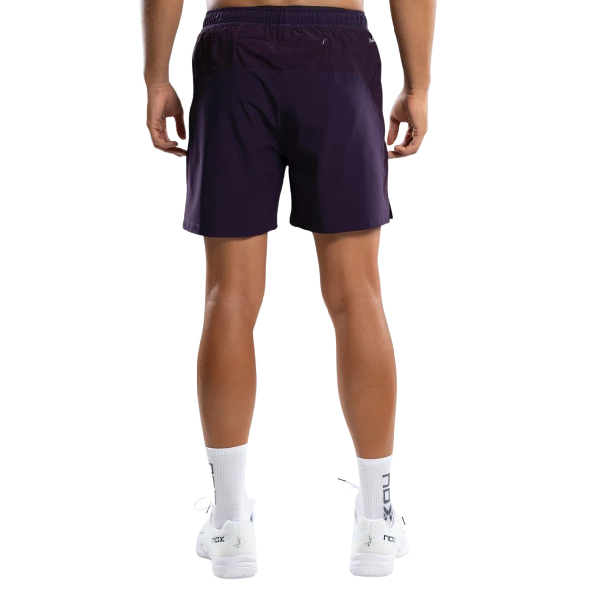 NOX Men&#39;s Pro Deep Purple Padel Shorts - Back