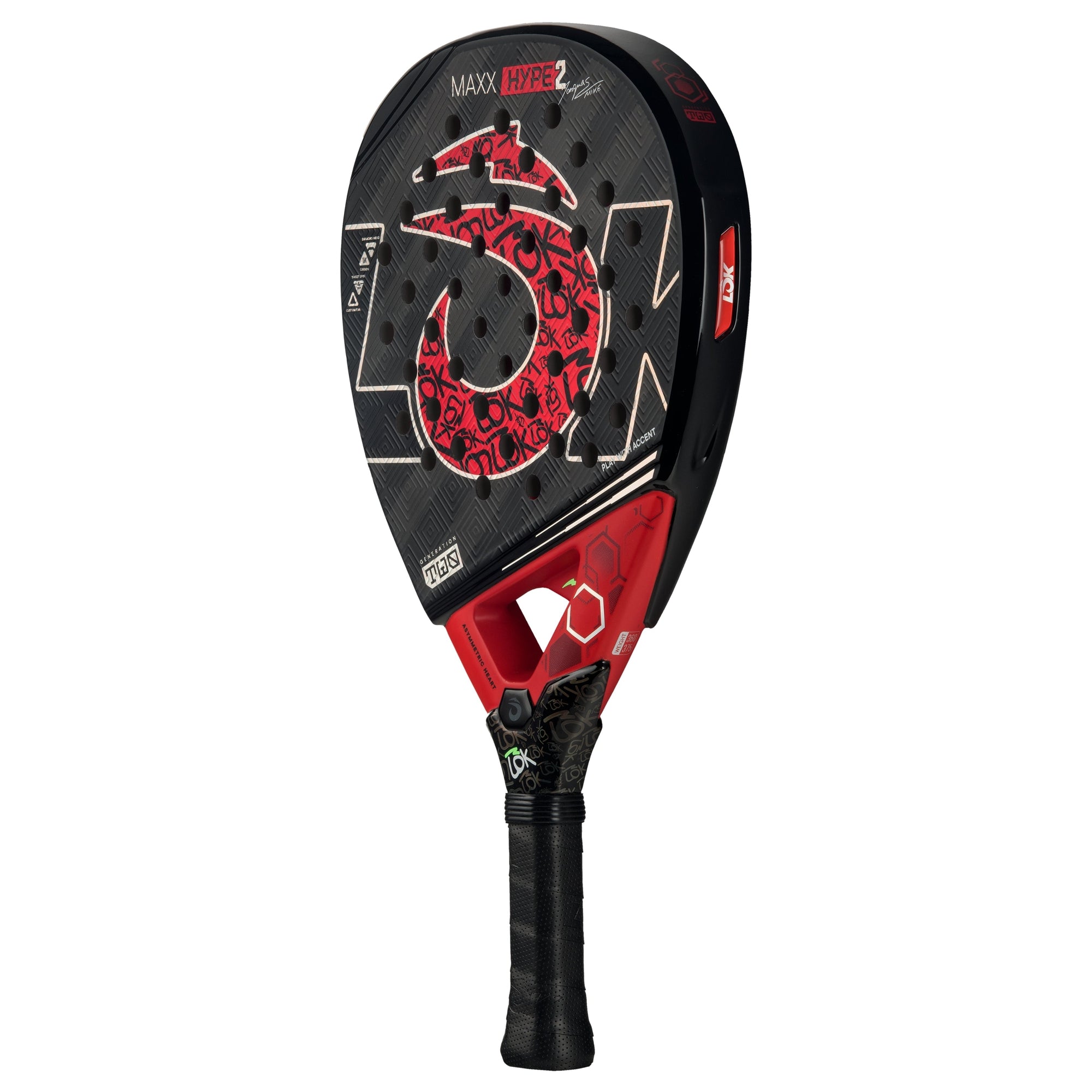 LOK Maxx Hype Gen 2 Padel Racket - Left