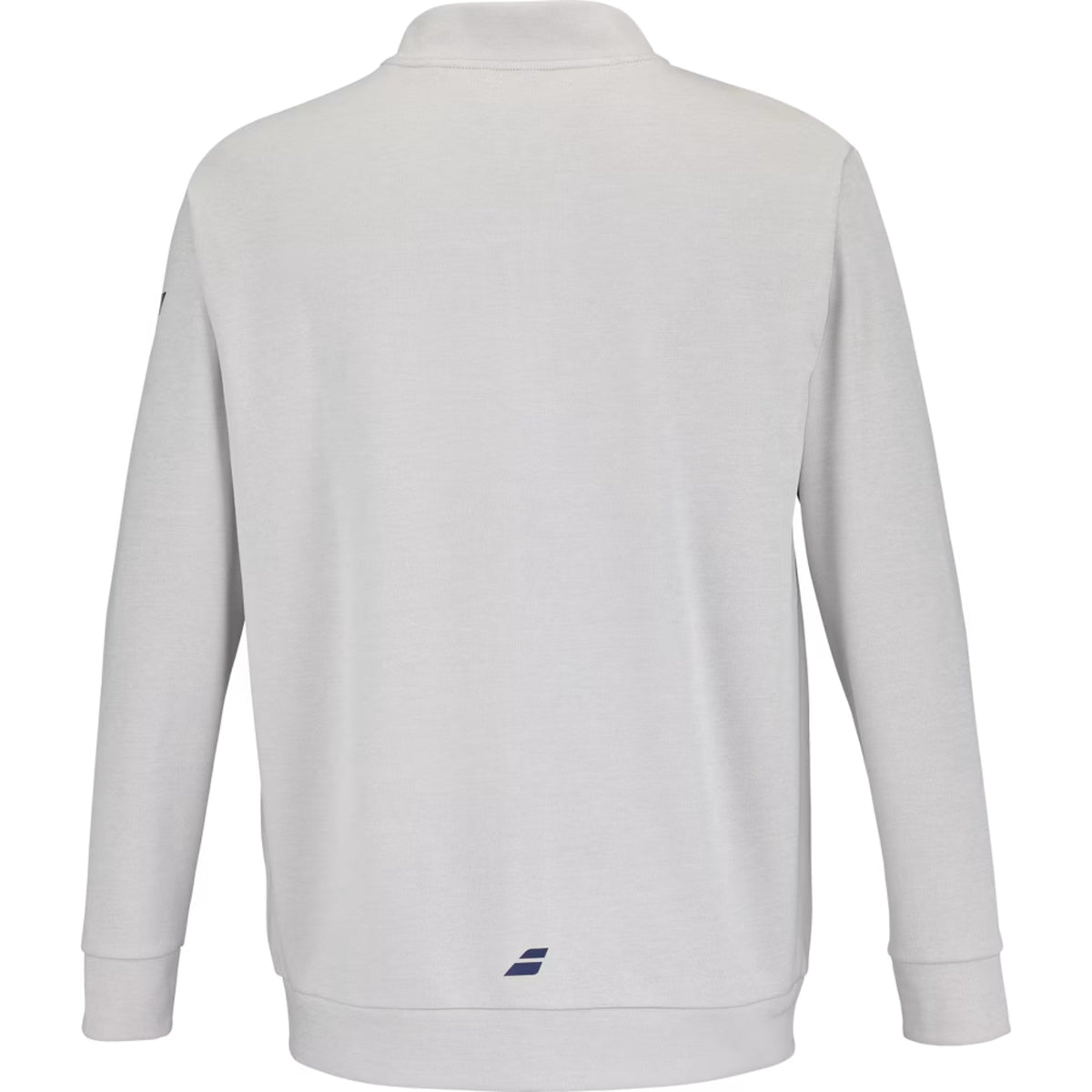 Babolat Juan Lebron Men&#39;s Jacket Light gray sweatshirt with a brand logo on the back against a white background