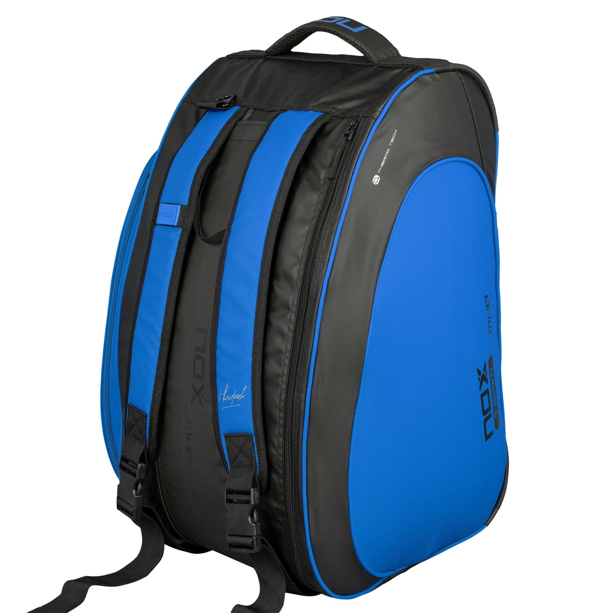 Nox ML10 Team Padel Bag - Black/Blue - Straps