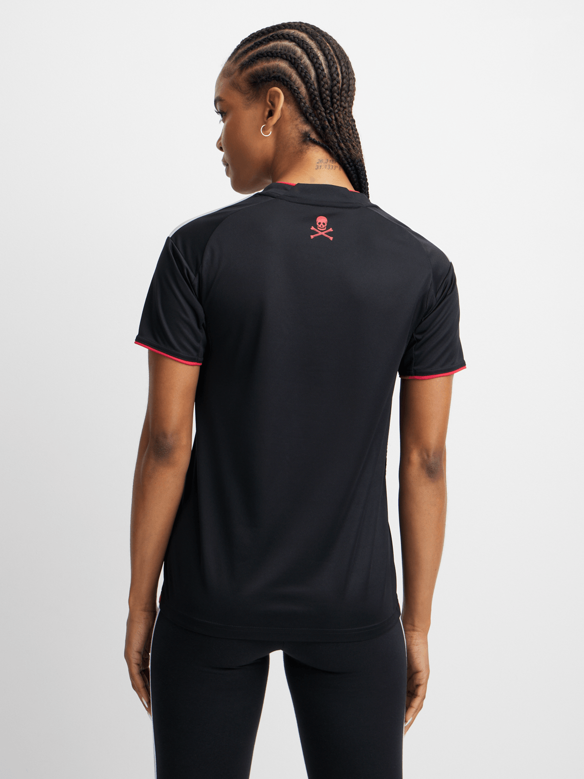 Adidas Women&#39;s Orlando Pirates Home Soccer Jersey 25/26 - Black/Red Stadium Kit