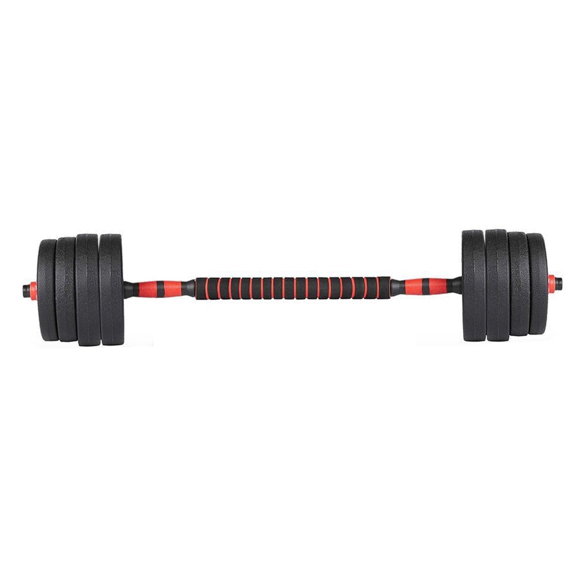 40KG VINYL BARBELL & DUMBBELL SET