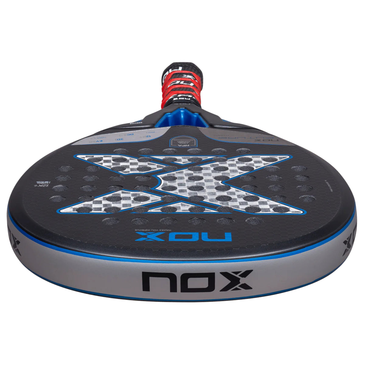 NOX Future Series Hybrid 12K Alum Padel Racket - Top