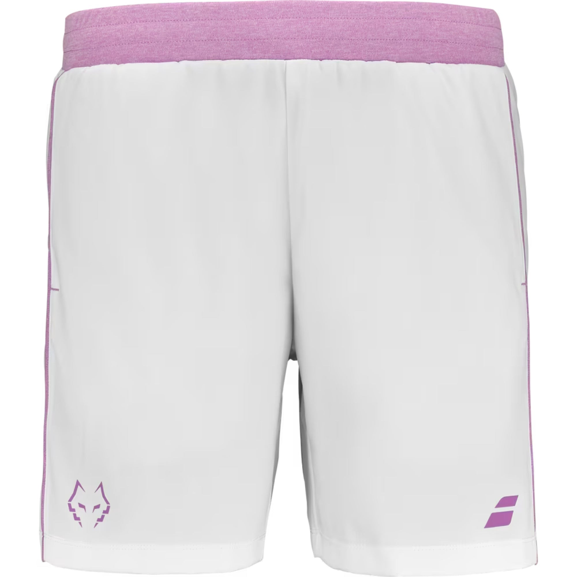 Babolat Lebron Padel Shorts - White/Pink - Cover