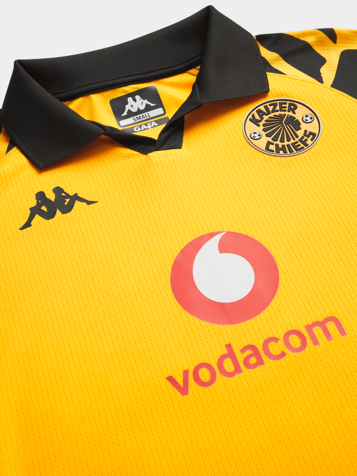 Official Kappa Women&#39;s Kaizer Chiefs 25/26 Home Yellow Soccer Jersey Performance