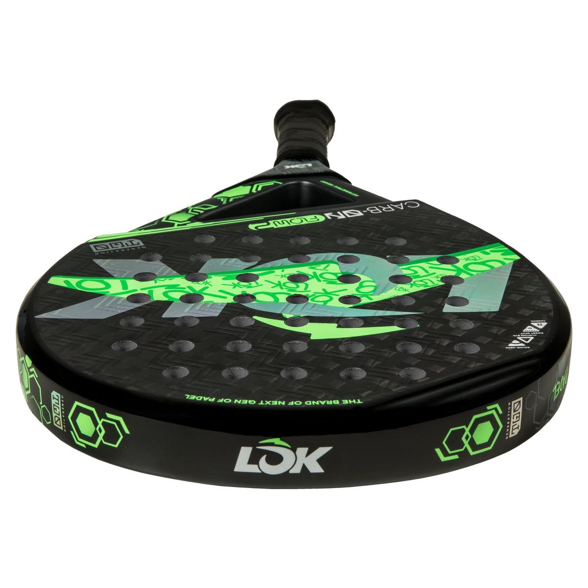 LOK Carb-On Flow Gen 2 Padel Racket - Top