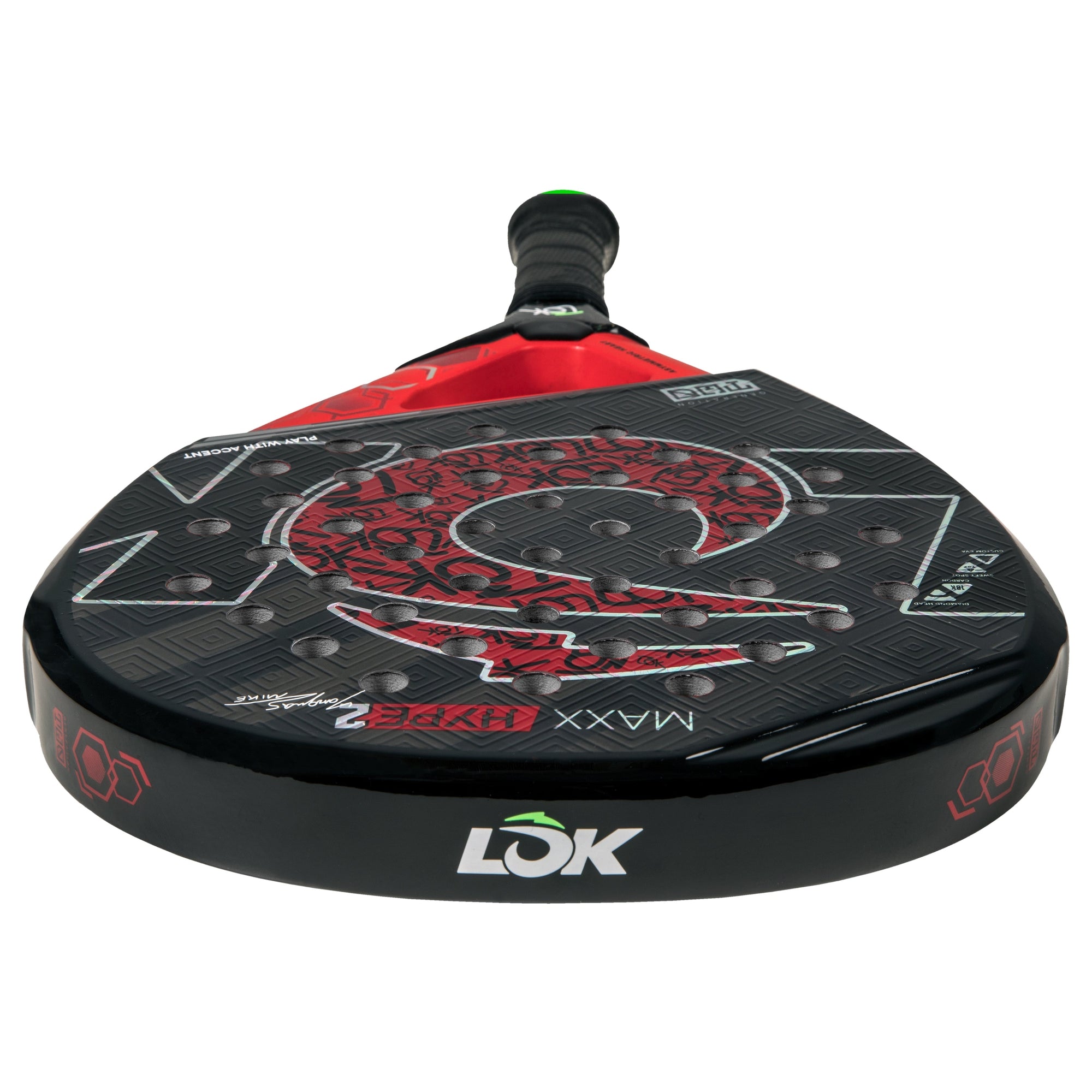 LOK Maxx Hype Gen 2 Padel Racket - Top