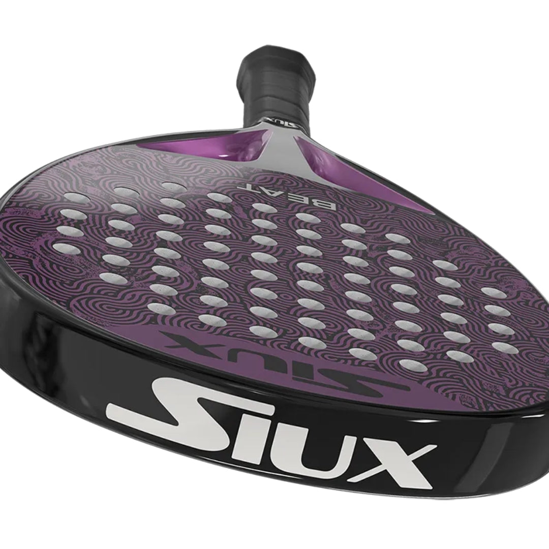 Siux Beat Hybrid Air Padel Racket - Purple - Top