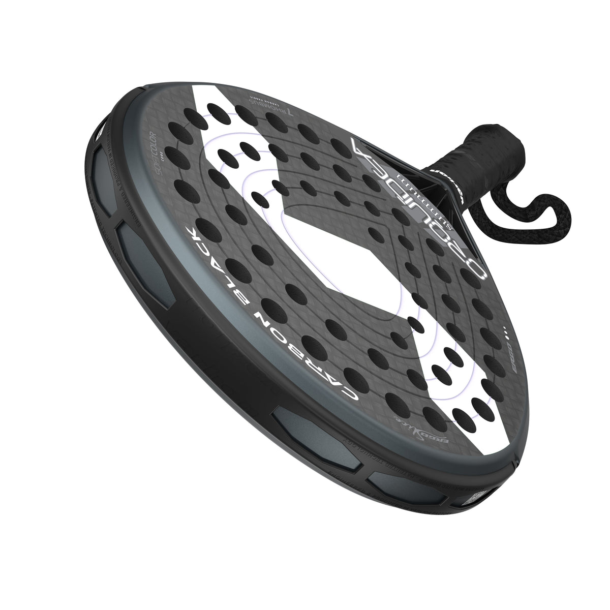 Varlion LW Carbon Black Orquidea Padel Racket - Top