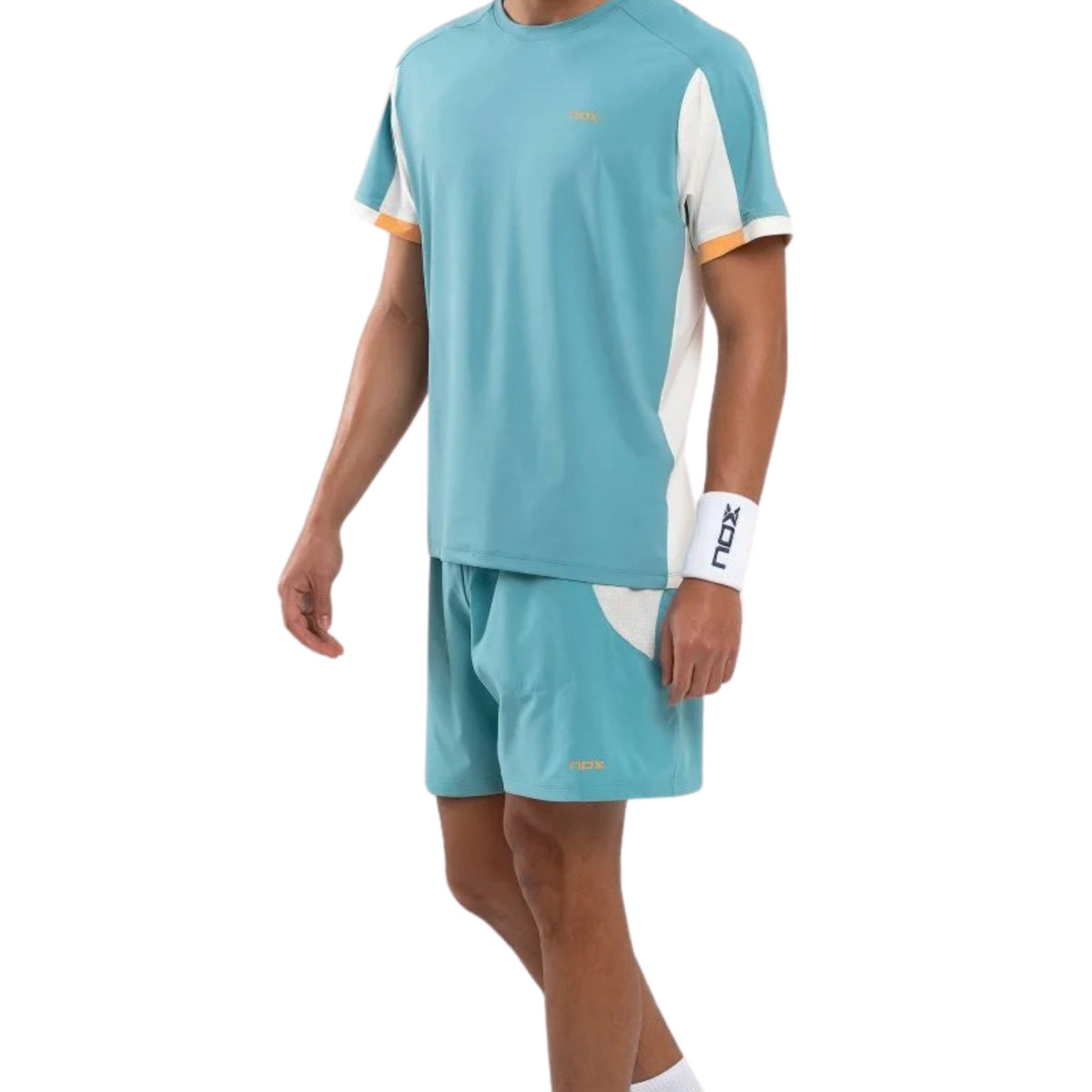 NOX Men&#39;s Pro Turquoise Shorts - Full Front