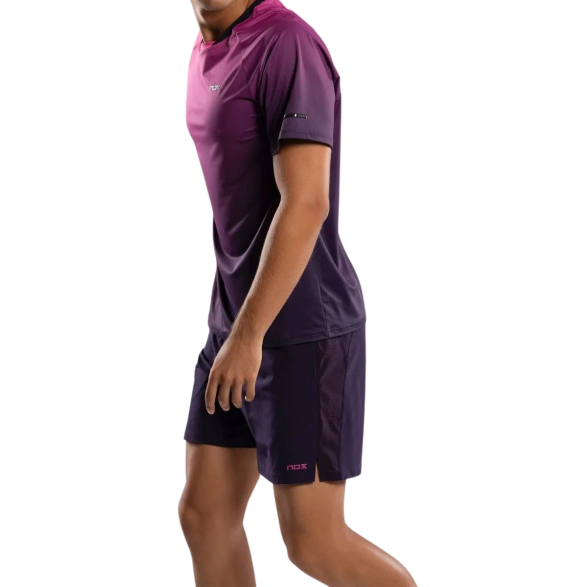 NOX Men&#39;s Pro Deep Purple Padel Shorts - Full