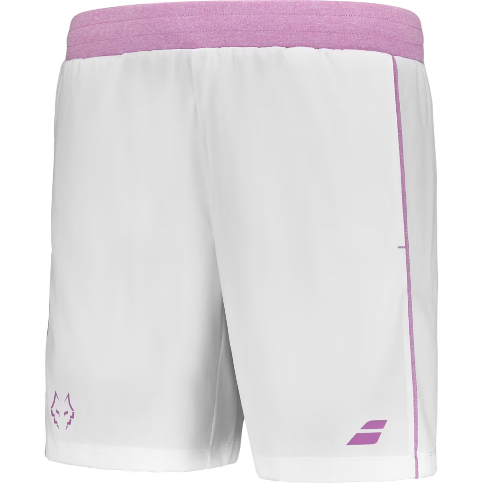 Babolat Lebron Padel Shorts - White/Pink - Cover