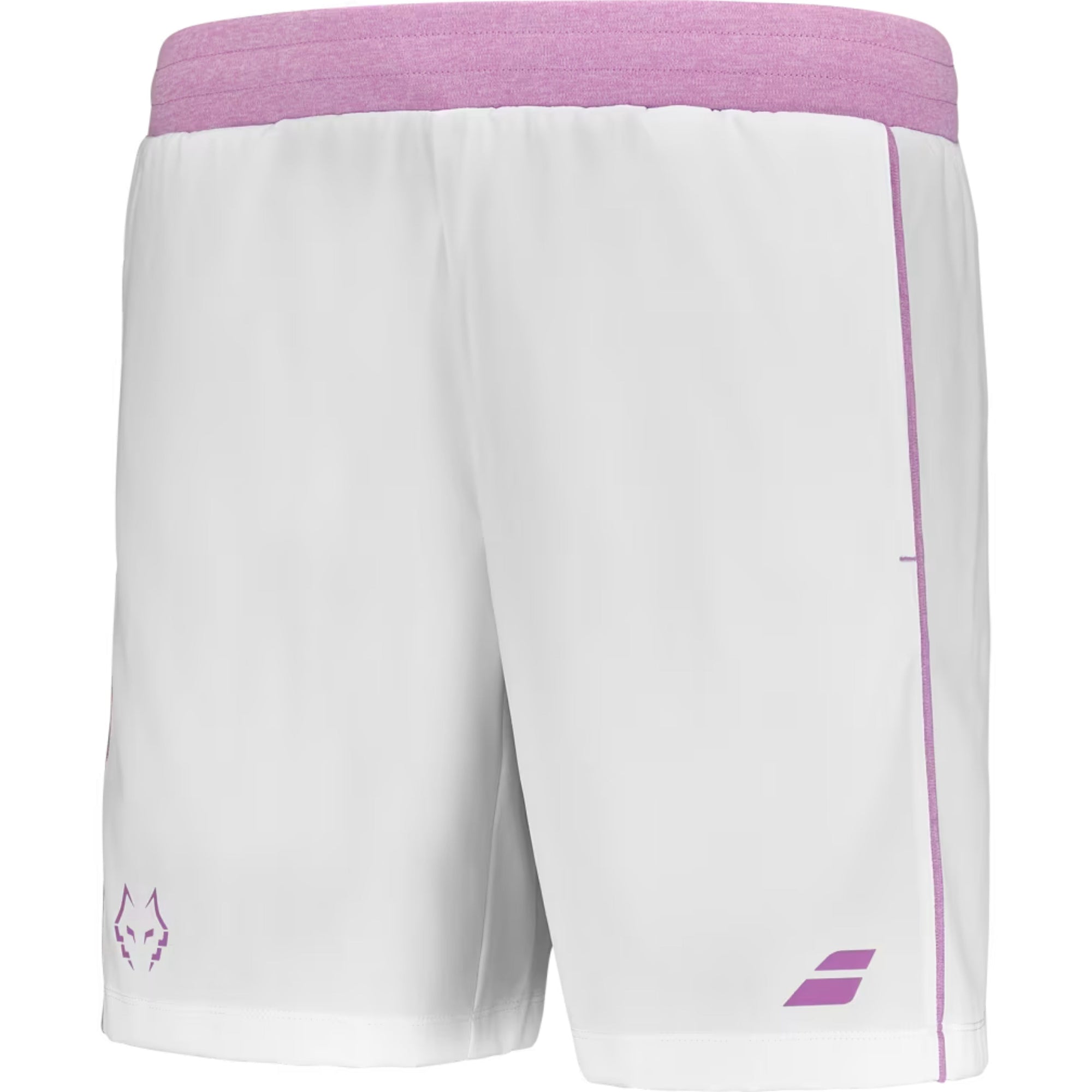 Babolat Lebron Padel Shorts - White/Pink - Cover