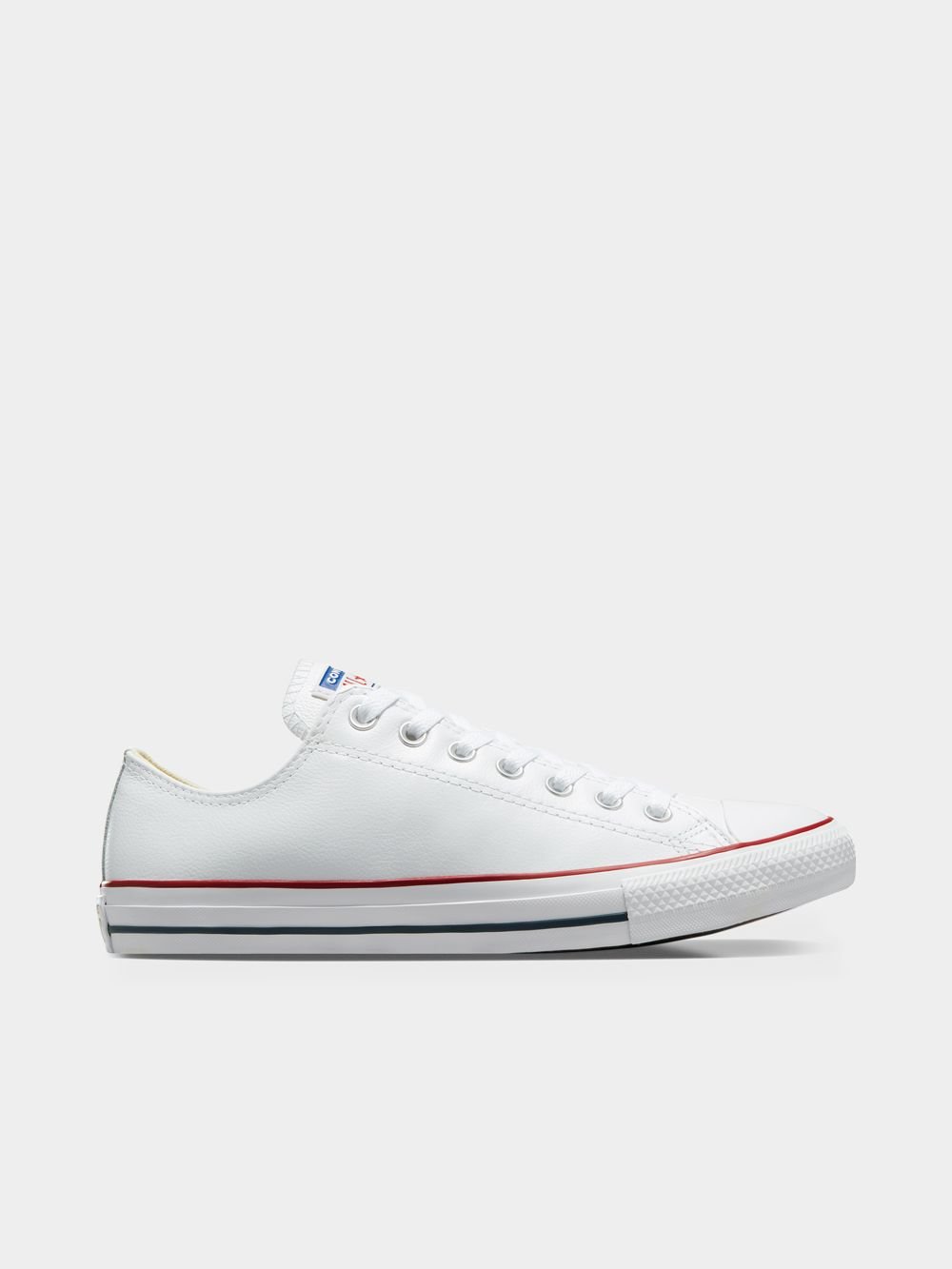Iconic Converse Chuck Taylor All Star White Leather Low-Top Sneakers for Men