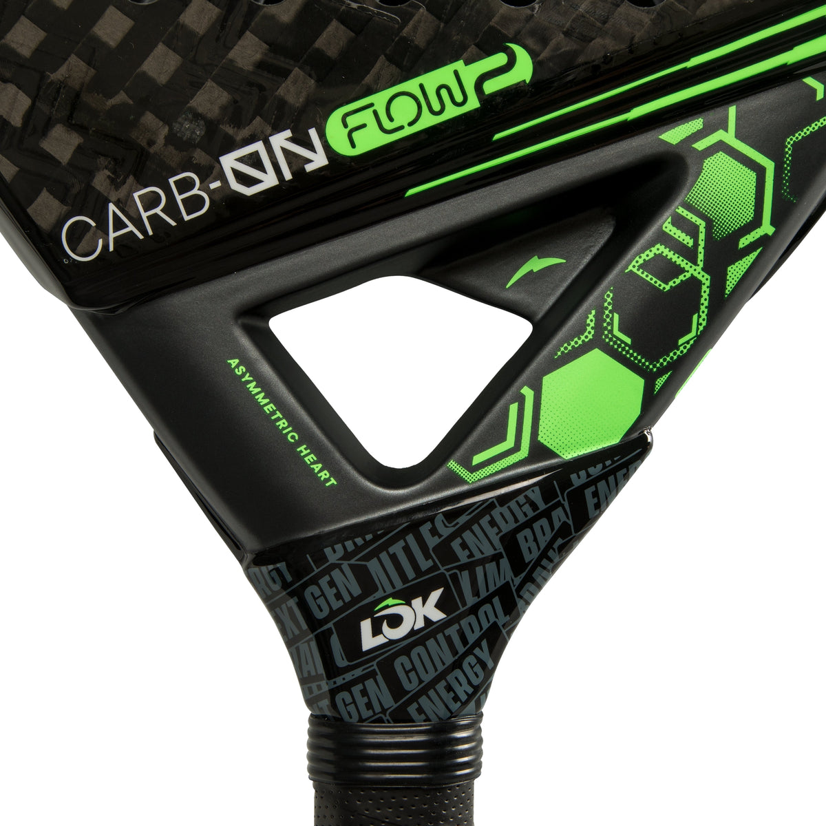 LOK Carb-On Flow Gen 2 Padel Racket - Heart