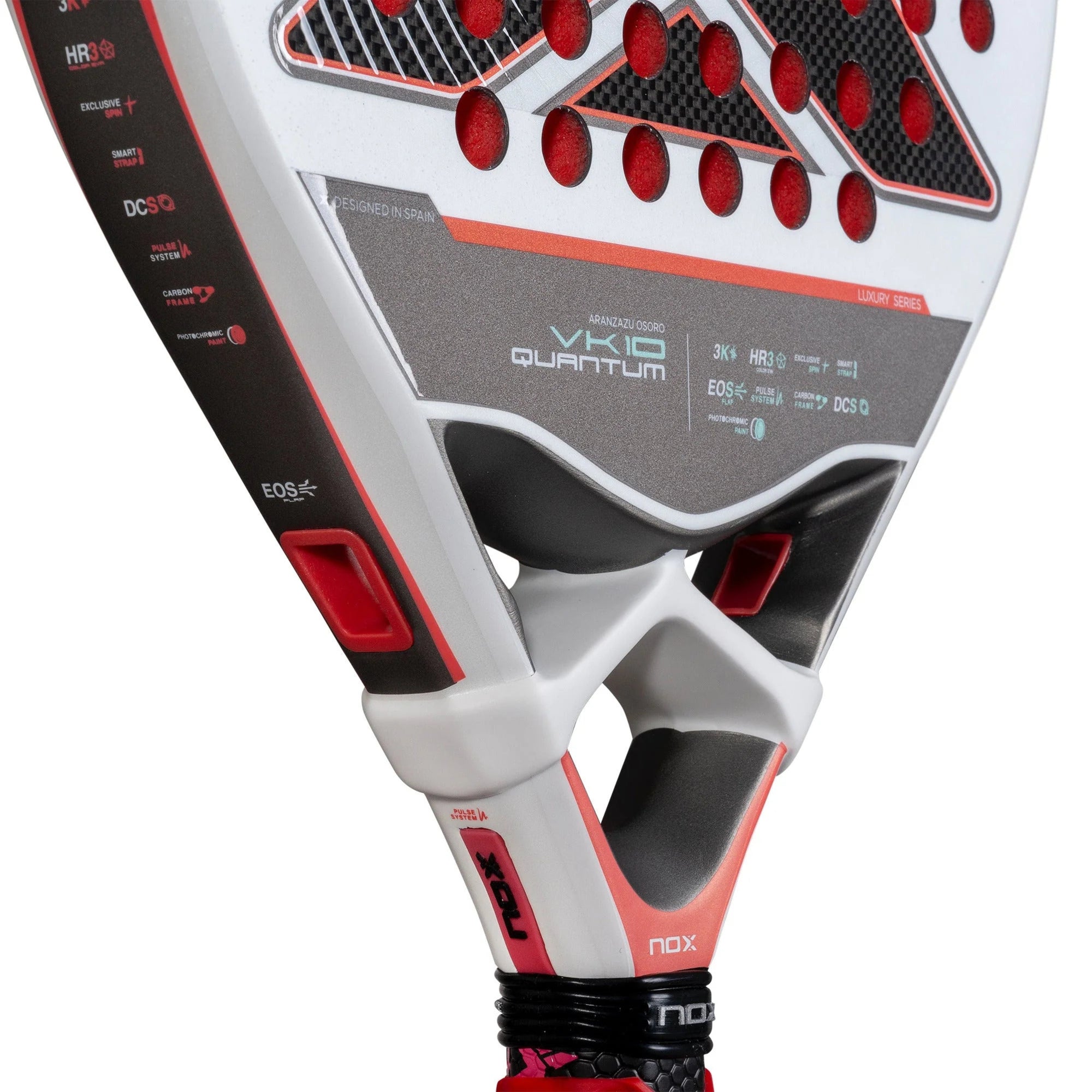 NOX VK10 Quantum 3K Padel Racket 2025 - Heart
