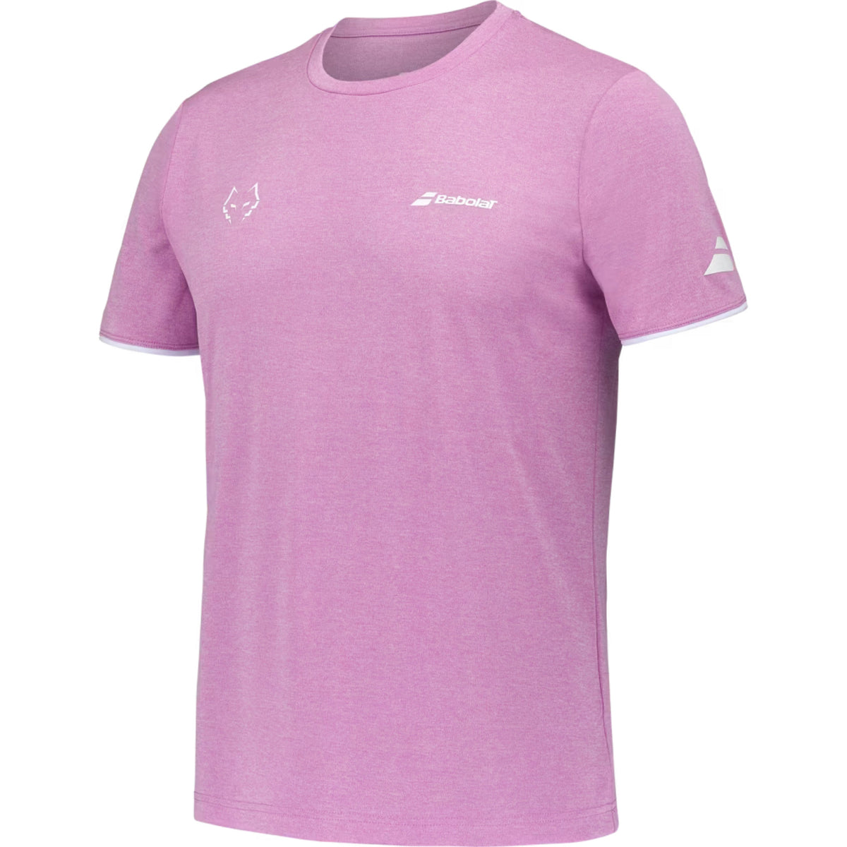 Babolat Crew Neck Tee Juan Lebron Edition - Pink - Left