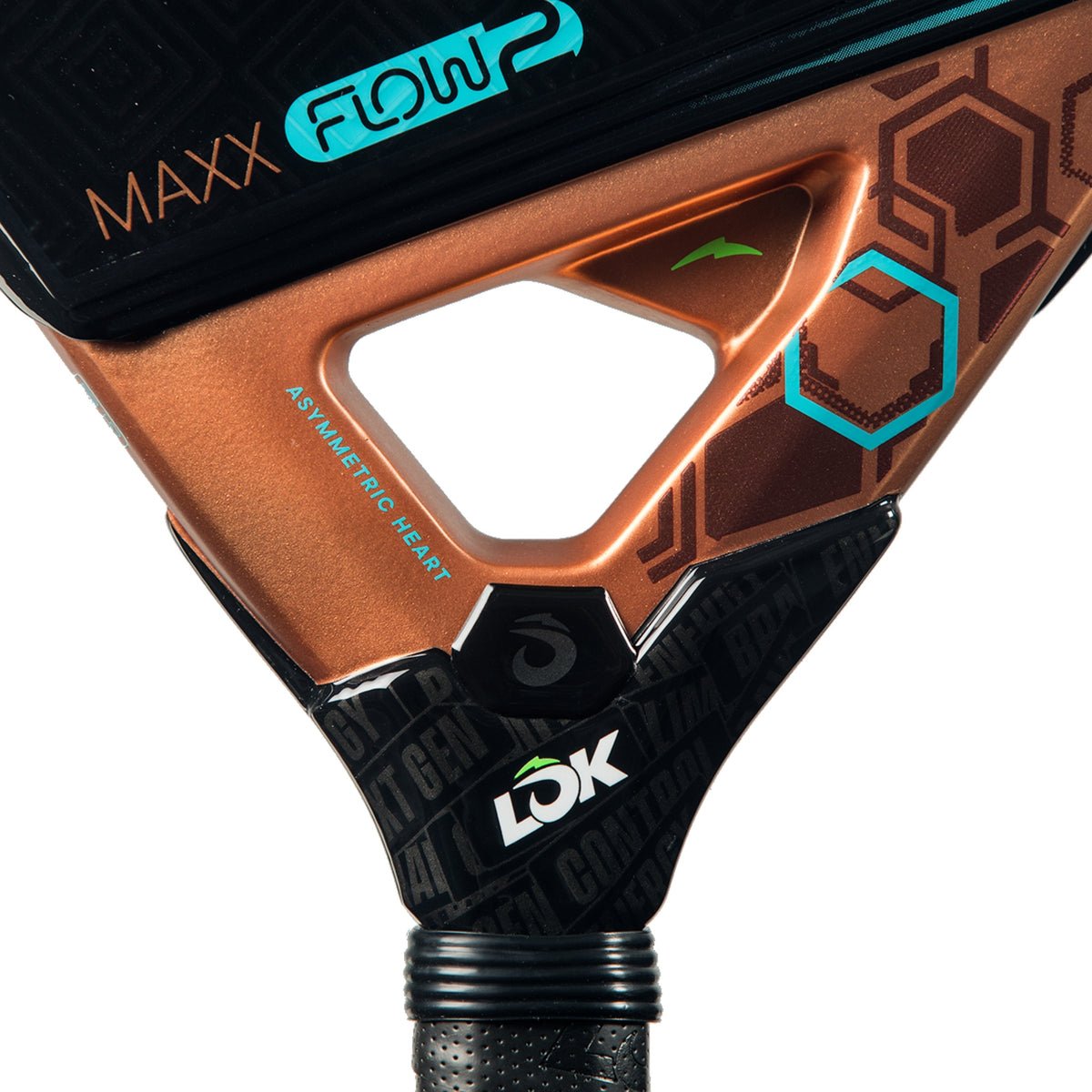 LOK Maxx Flow Gen 2 Padel Racket - Heart