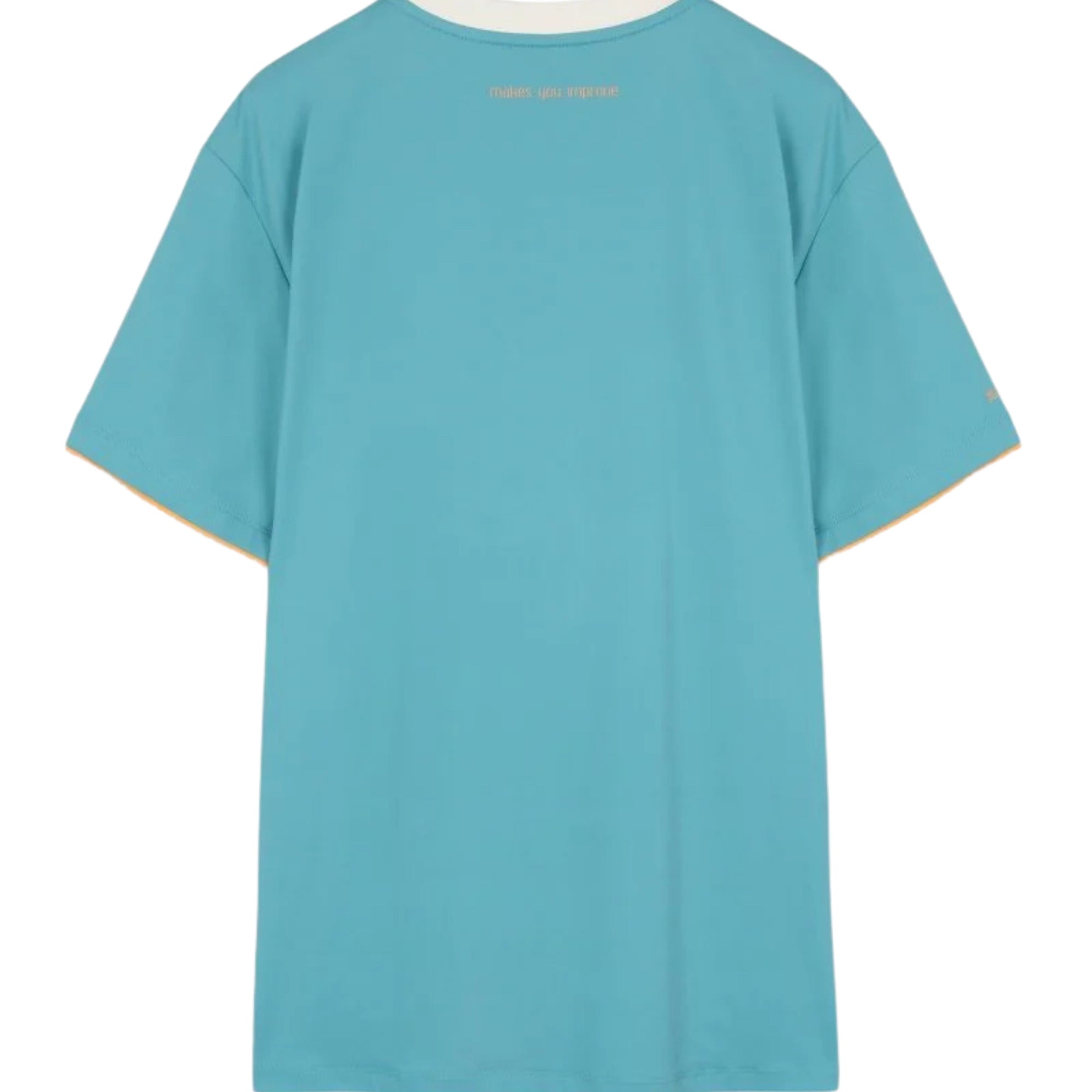 NOX Men's PRO Turquoise Polo Shirt - Zoom back