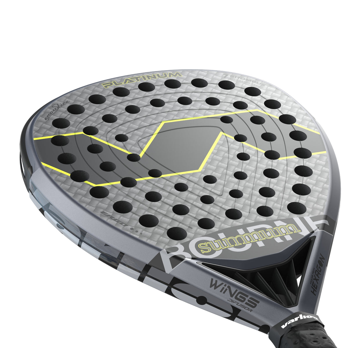 Varlion Bourne Carbon Platinum Padel Racket - Face