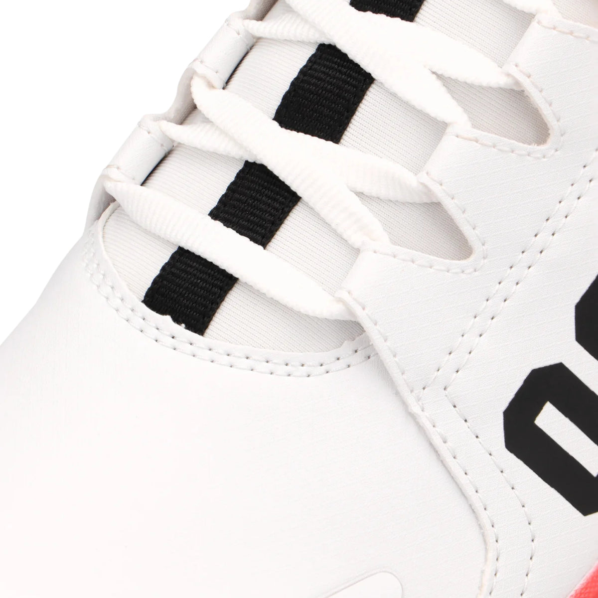 Osaka Furo Court Shoes - White/Raspberry - Laces