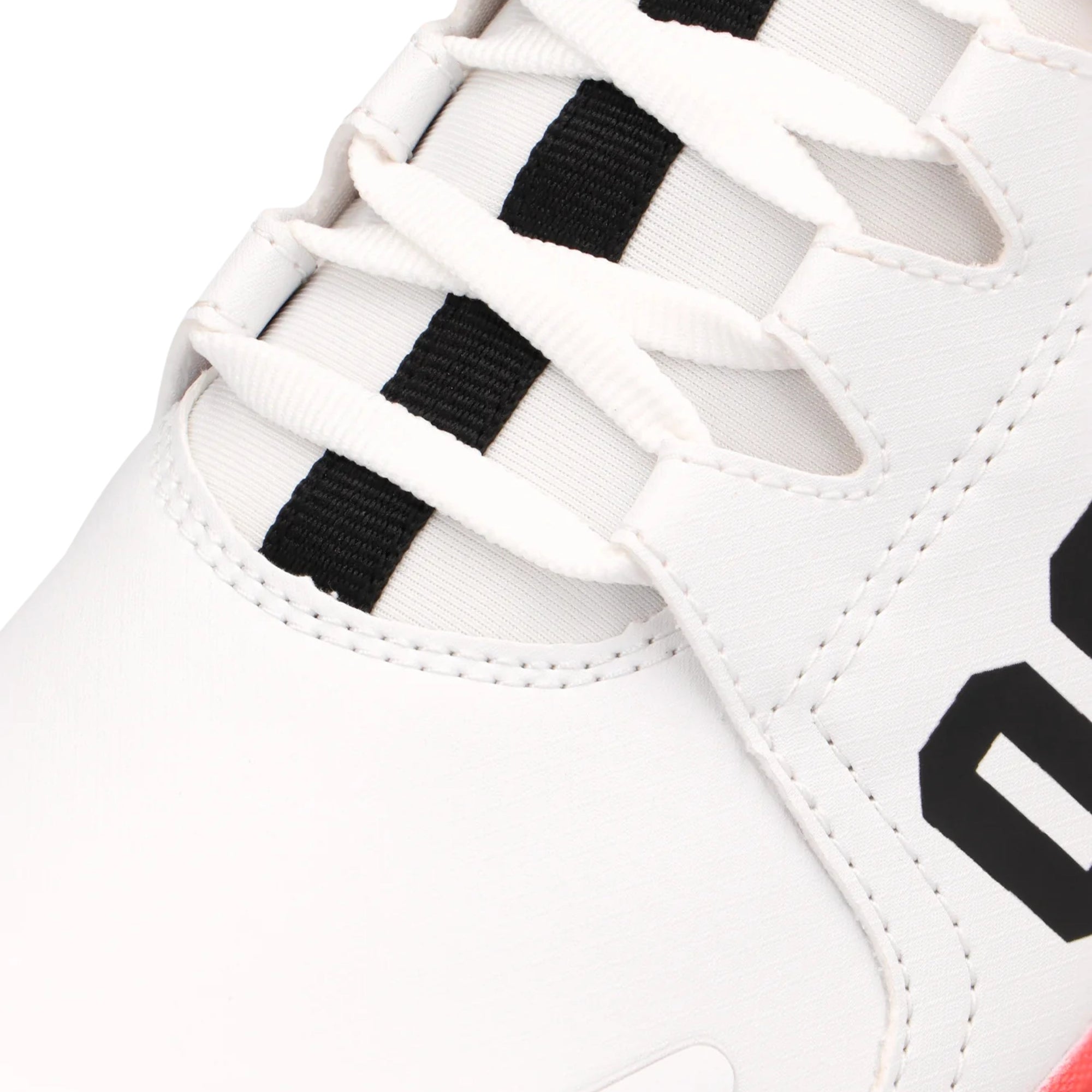 Osaka Furo Court Shoes - White/Raspberry - Laces