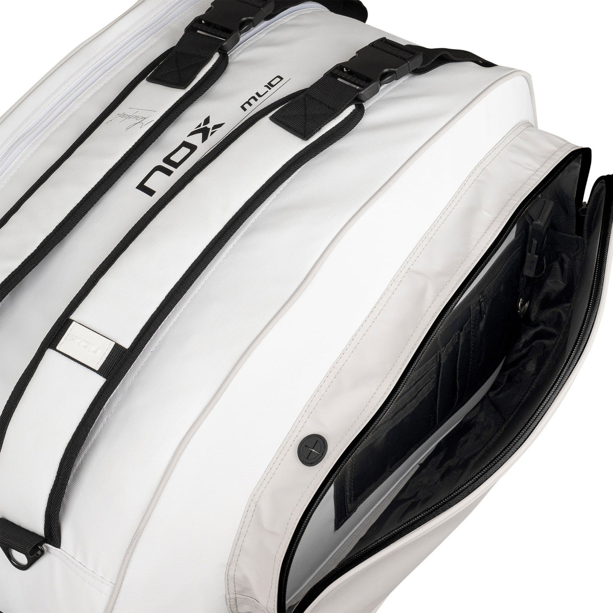 NOX ML10 Team Padel Bag - White/Grey - Zoom