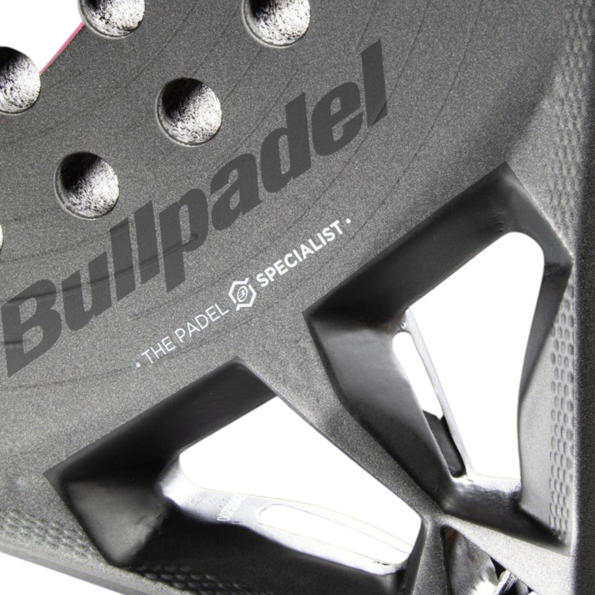 Bullpadel Hack 04 Hybrid 26 Padel Racket - Heart