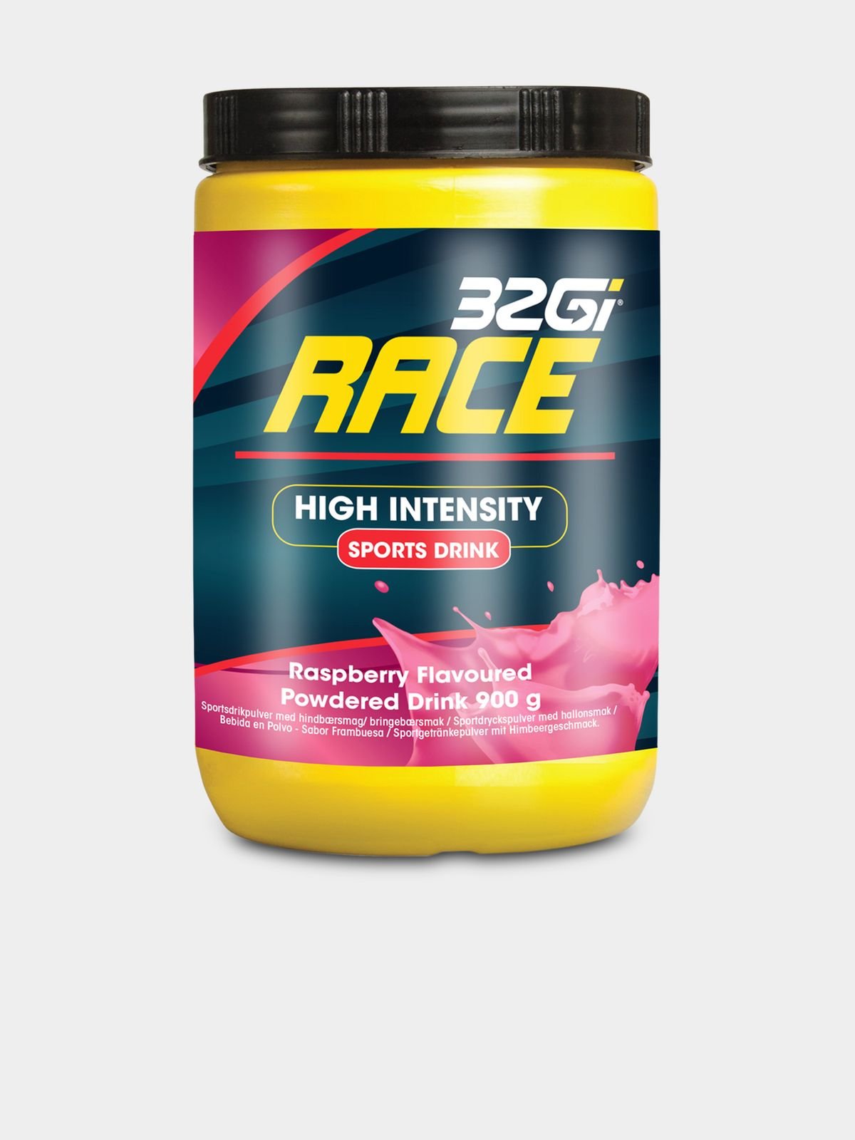 32Gi Raspberry Race Drink 900g High-Intensity Endurance Fuel Powder Vegan