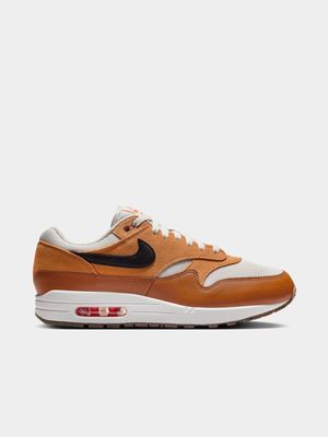 Nike Air Max 1 Men&#39;s Iconic Brown Lifestyle Sneaker - Supreme Comfort
