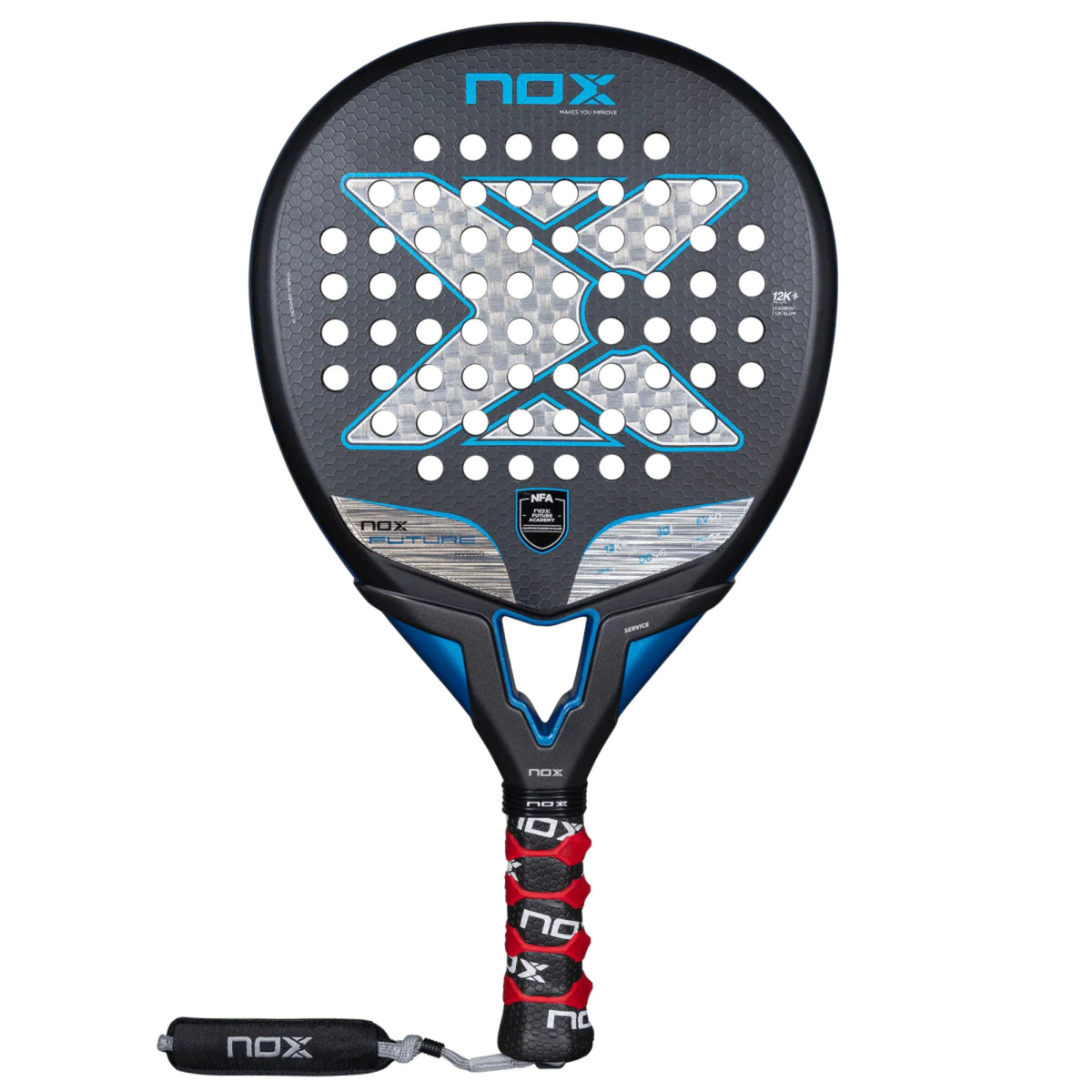 NOX Future Series Hybrid 12K Alum Padel Racket - CG