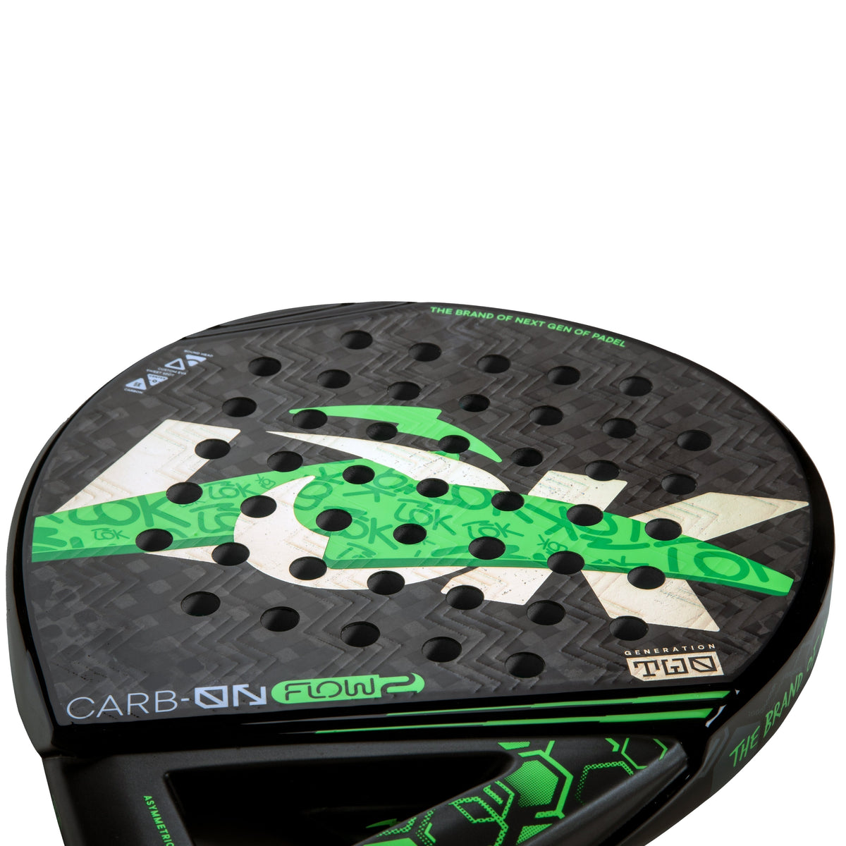 LOK Carb-On Flow Gen 2 Padel Racket - Face