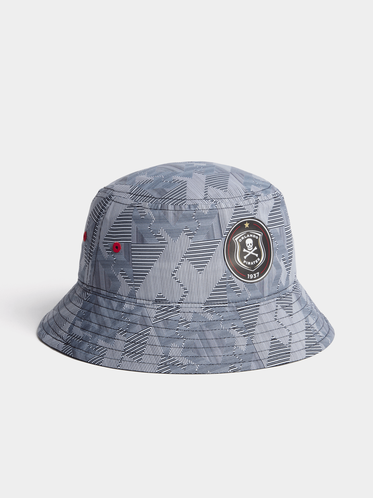 adidas Orlando Pirates Grey &amp; White Stylish Fan Bucket Hat - Comfortable Sun Protection