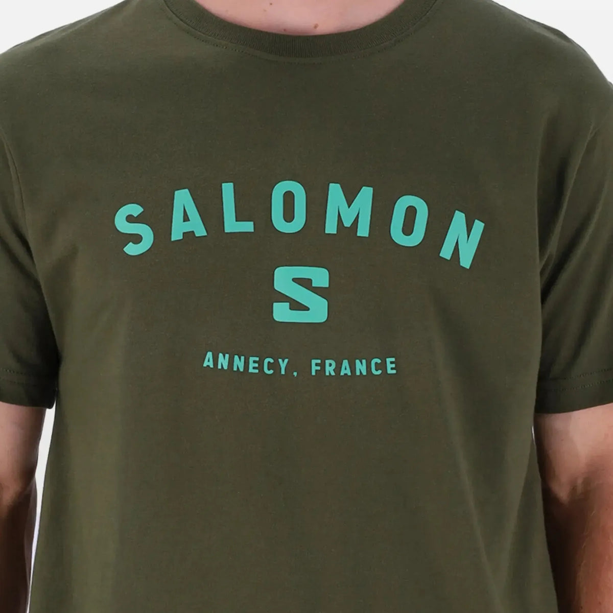 Salomon Men&#39;s Alpine Cotton T-Shirt: Sporty, Comfortable, Classic Crew Neck Top