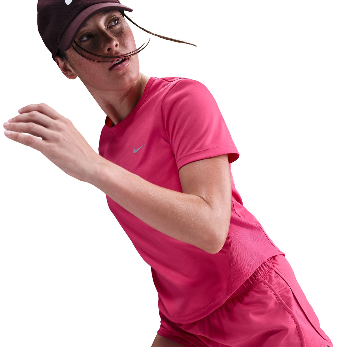 Nike Tempo Dri-FIT Short-Sleeve Running Top Rush Pink