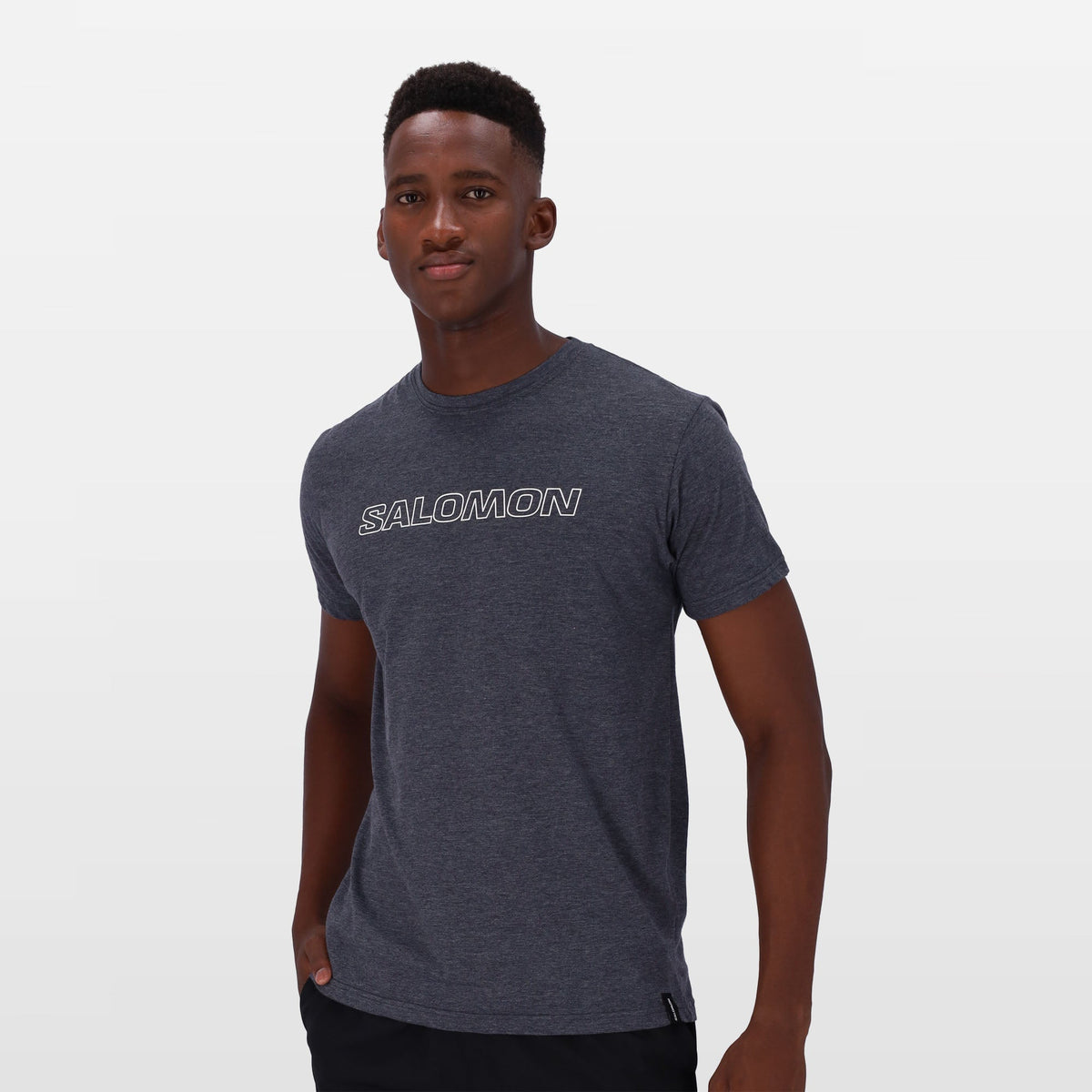 Salomon Baltoro Men&#39;s Regular Fit Short Sleeve Logo Graphic Performance T-Shirt