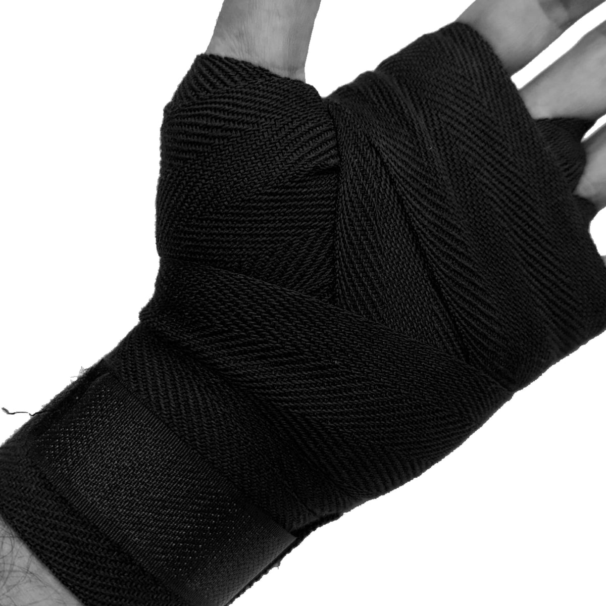 CORE 120&quot; HAND WRAPS - BLACK &amp; WHITE