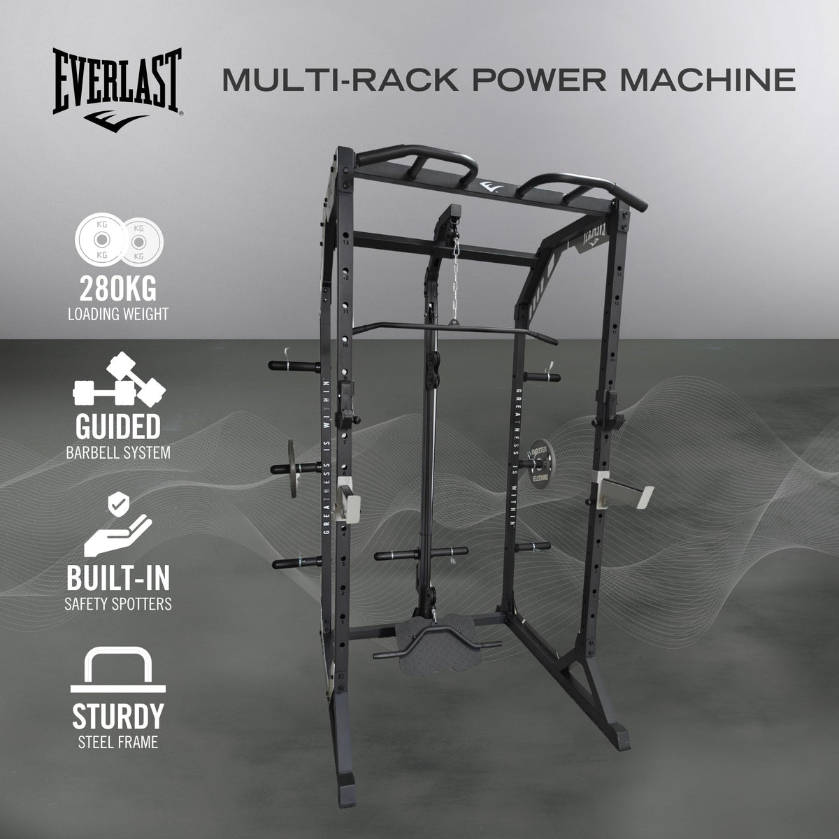 Everlast Multi-Rack Power Smith Machine