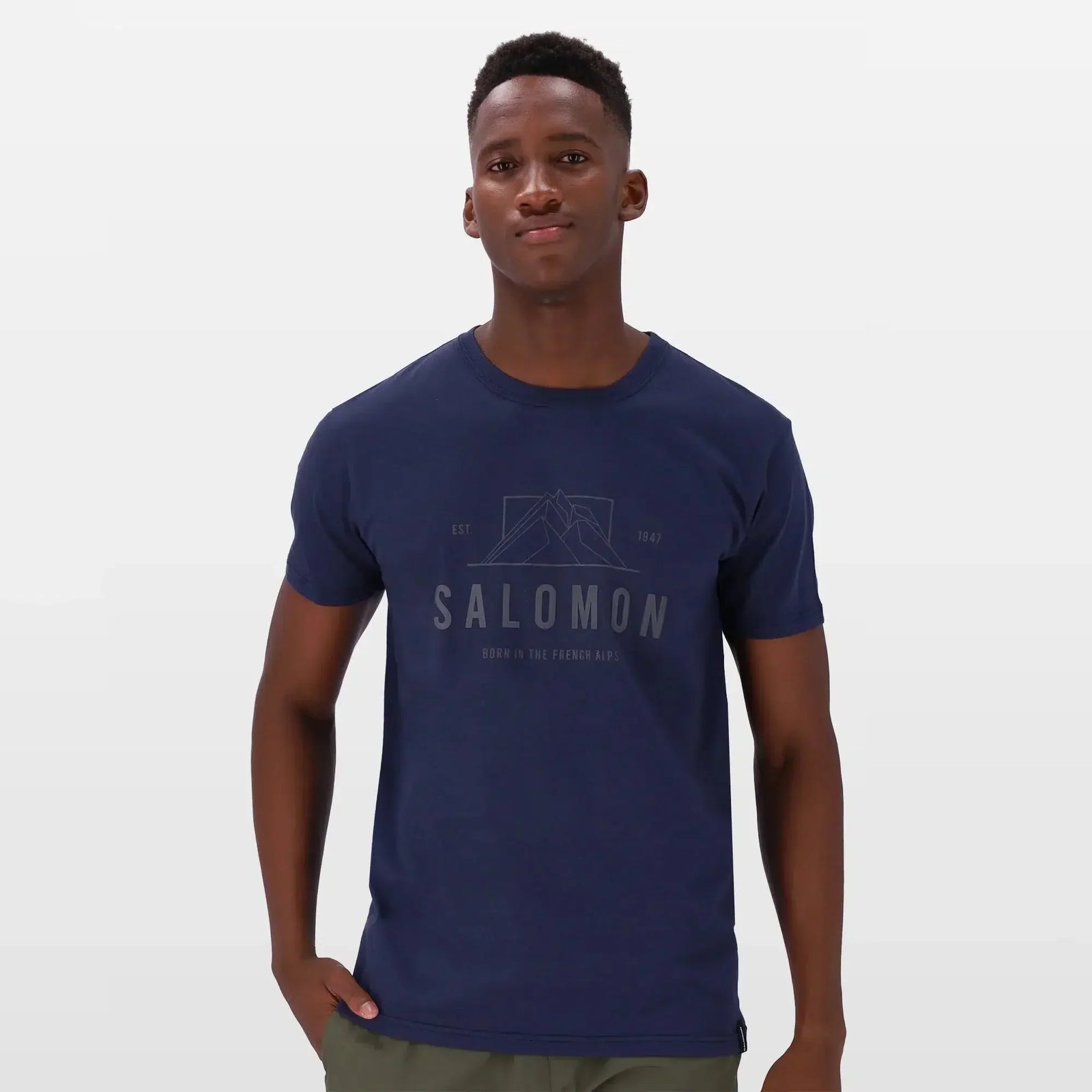 Salomon Men's Gravity Performance Cotton Tee Shirt - Breathable, Soft, Stylish