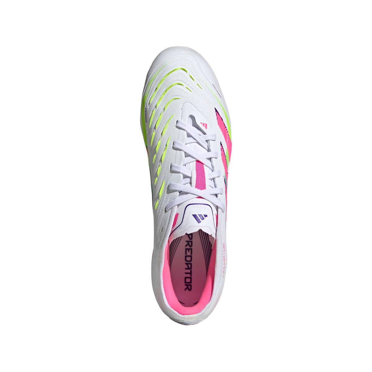 Adidas Predator Pro Firm Ground Cleats White/Pink