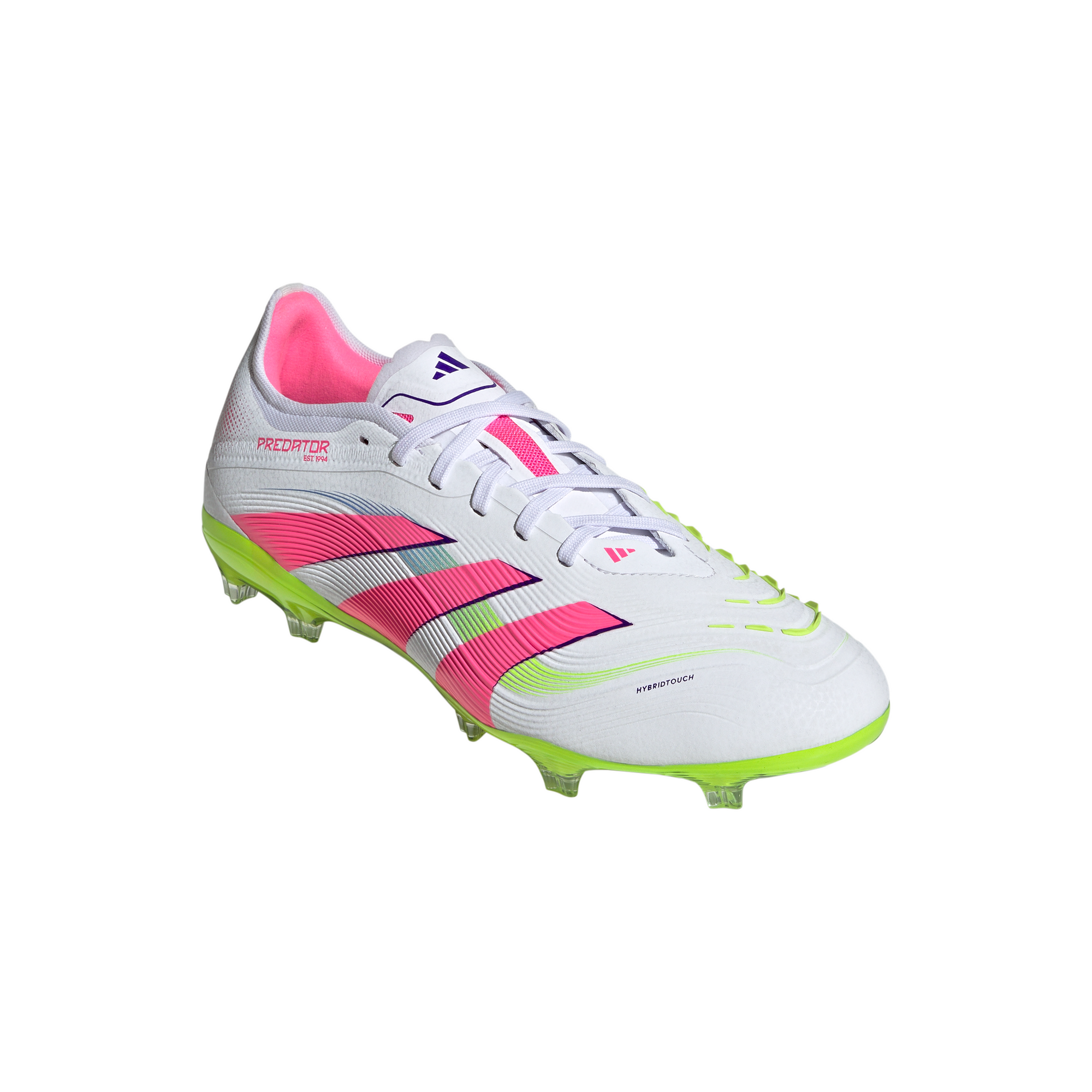 Adidas Predator Pro Firm Ground Cleats White/Pink