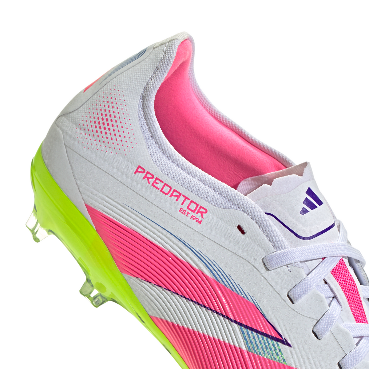 Adidas Predator Pro Firm Ground Cleats White/Pink