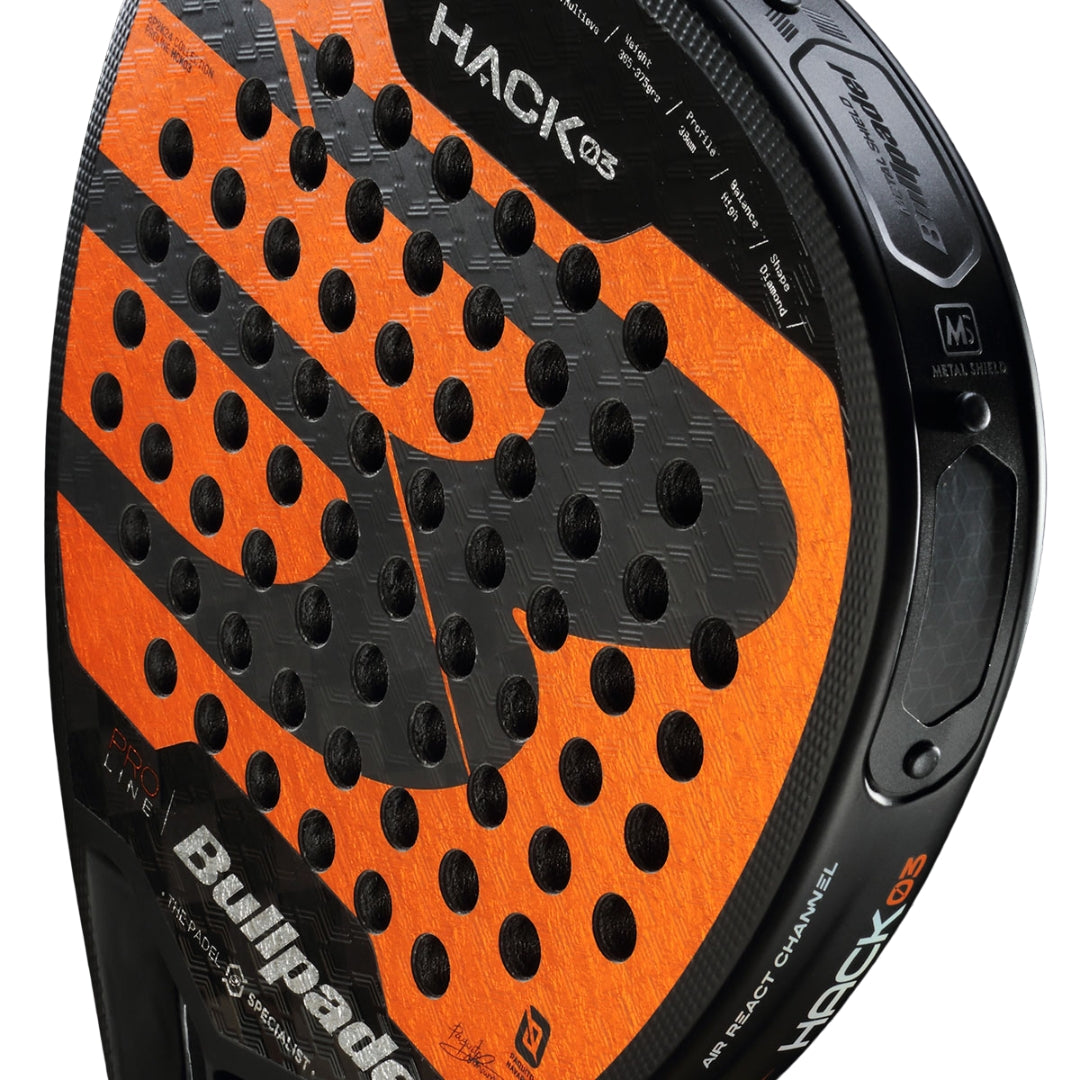 Bullpadel Hack 03 24 Padel Racket- Face right