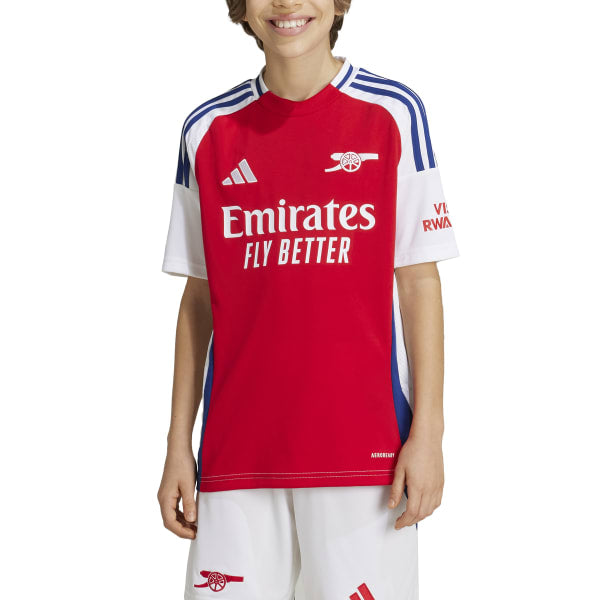 Adidas Arsenal 24/25 Home Jersey Youth Better Scarlet / White